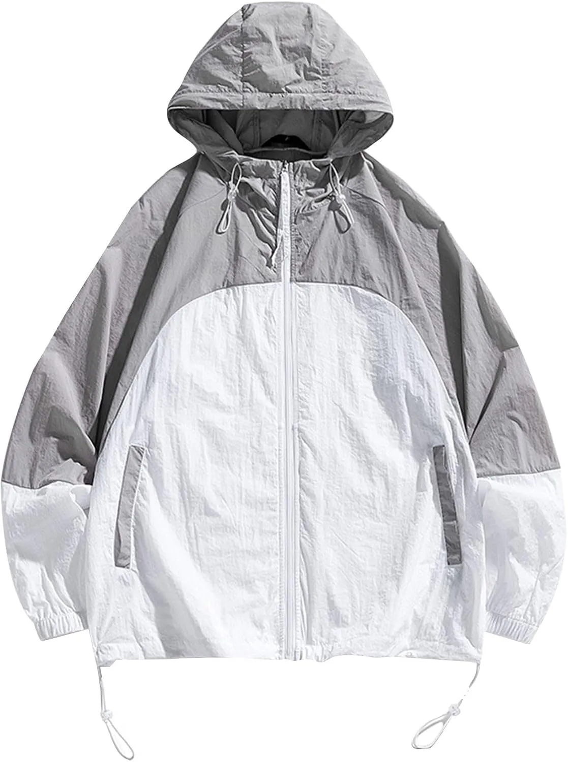 Fishing Shirts for Men UPF 50  Rash Guard Shirt Jackets Summer Sun Protection Hoodie for Outdoor Workout Hiking