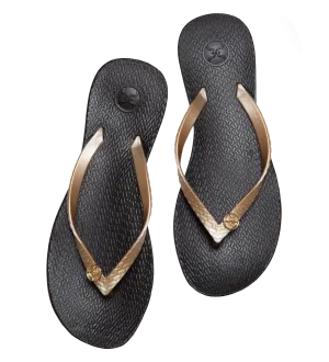 Flip Flop - Black/Gold