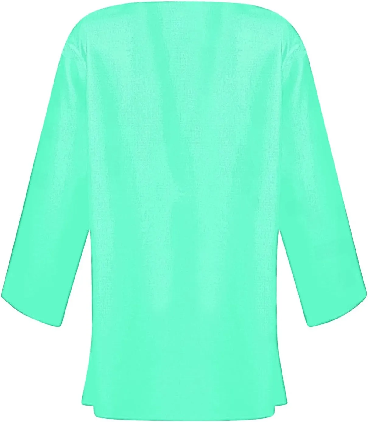 Lightweight Cardigan For Women 3/4 Sleeve Open Front Beach Cover Up Hiking Travel Sun Protection Jacket UV Clothing