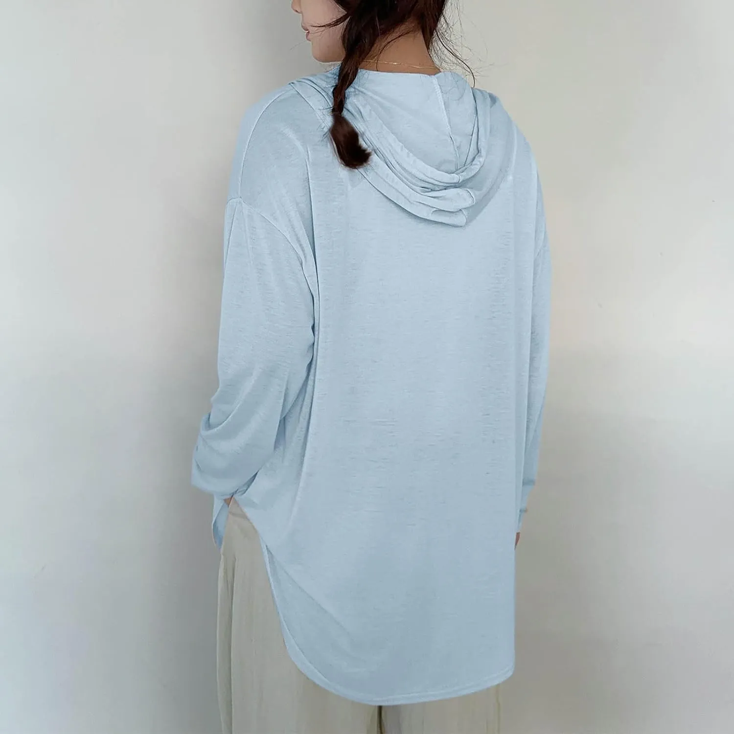 Lightweight Hoodie For Women Cardigans Open Front Cover Ups Long Sleeve Outwear Coat Sun Protection Cover Clothes