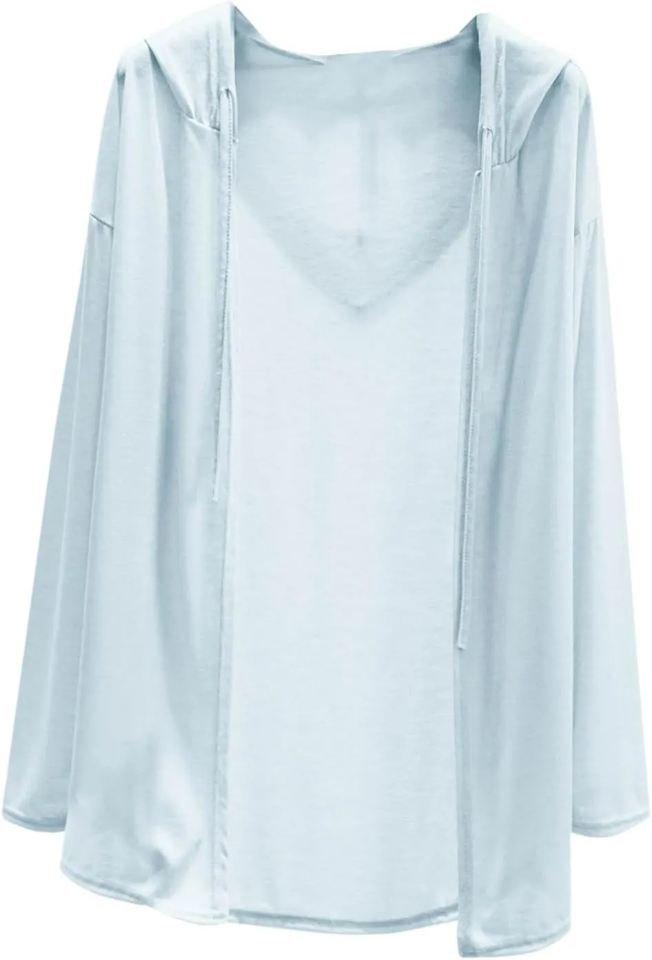 Lightweight Hoodie For Women Cardigans Open Front Cover Ups Long Sleeve Outwear Coat Sun Protection Cover Clothes