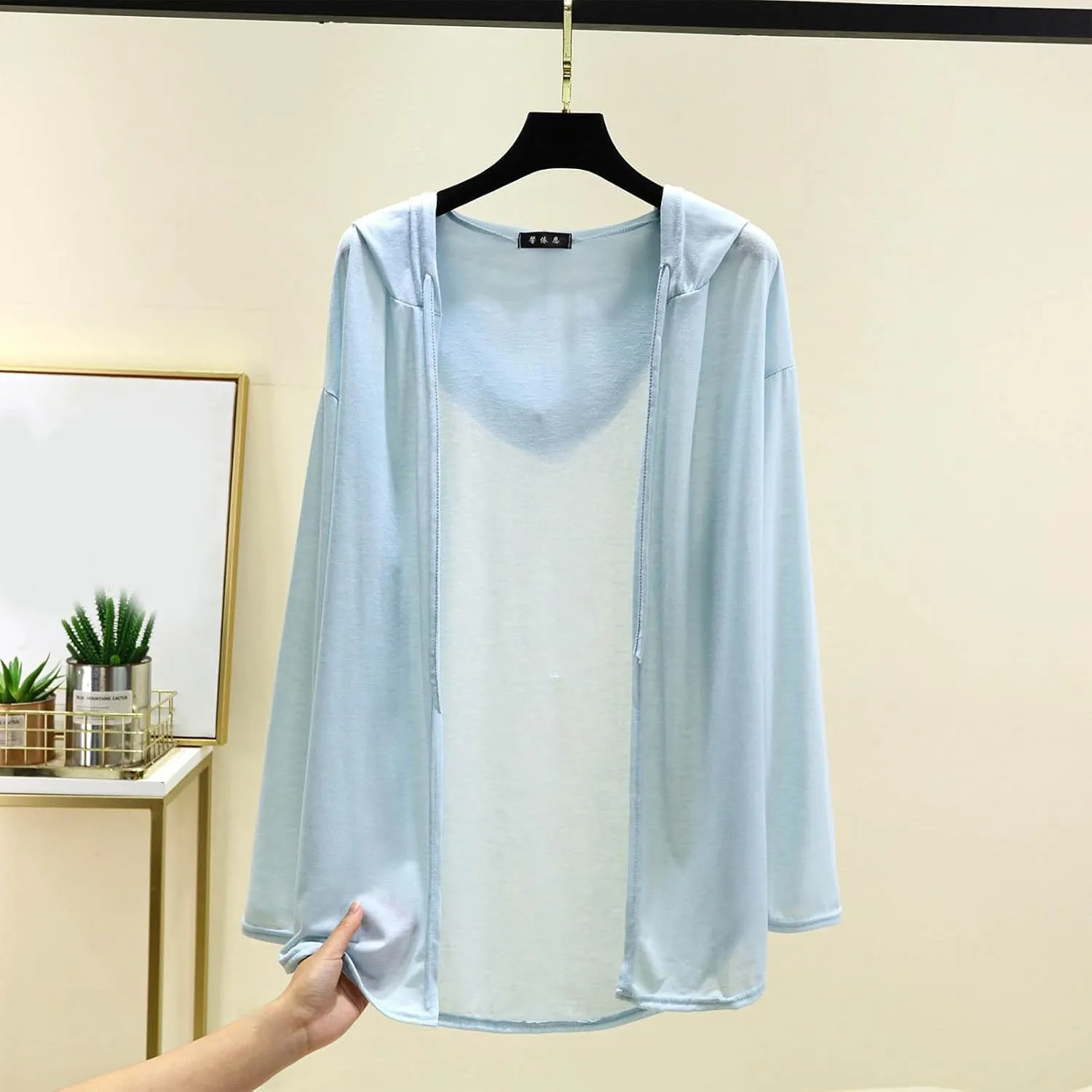 Lightweight Hoodie For Women Cardigans Open Front Cover Ups Long Sleeve Outwear Coat Sun Protection Cover Clothes