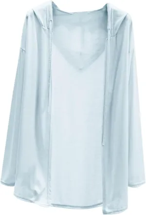Lightweight Hoodie For Women Cardigans Open Front Cover Ups Long Sleeve Outwear Coat Sun Protection Cover Clothes