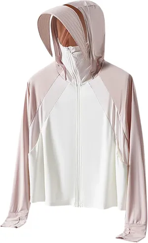 Long Sleeve UV Sun Protection Hoodies for Men,Fast Dry Hiking Finish Shirts,Lightweight Breathable Summer Jacket