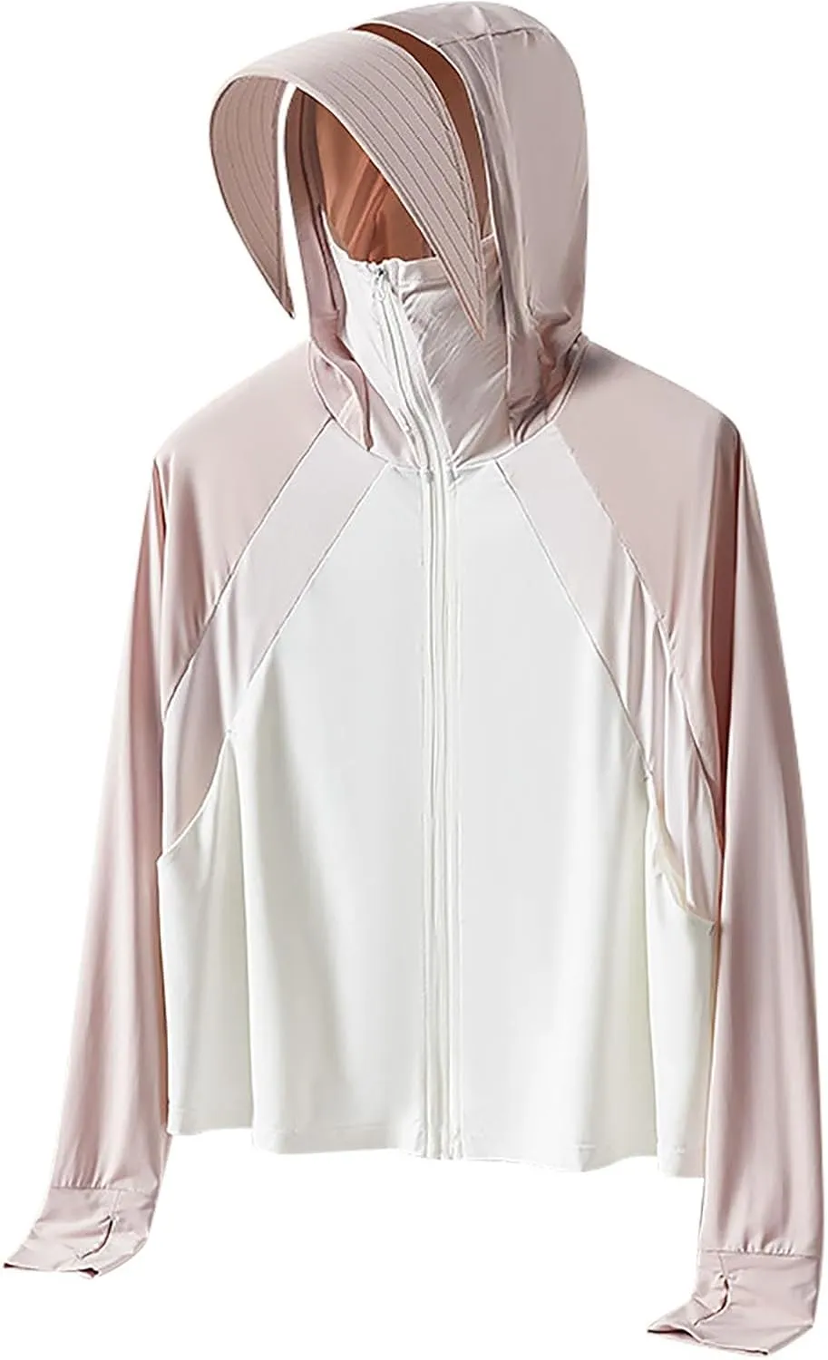 Long Sleeve UV Sun Protection Hoodies for Men,Fast Dry Hiking Finish Shirts,Lightweight Breathable Summer Jacket