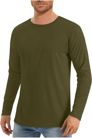 Rash Guard for Men Long Sleeve Swim Shirt Quick Dry UPF 50  Fishing Tshirt for Outdoor UV Sun Protection Beach Shirts