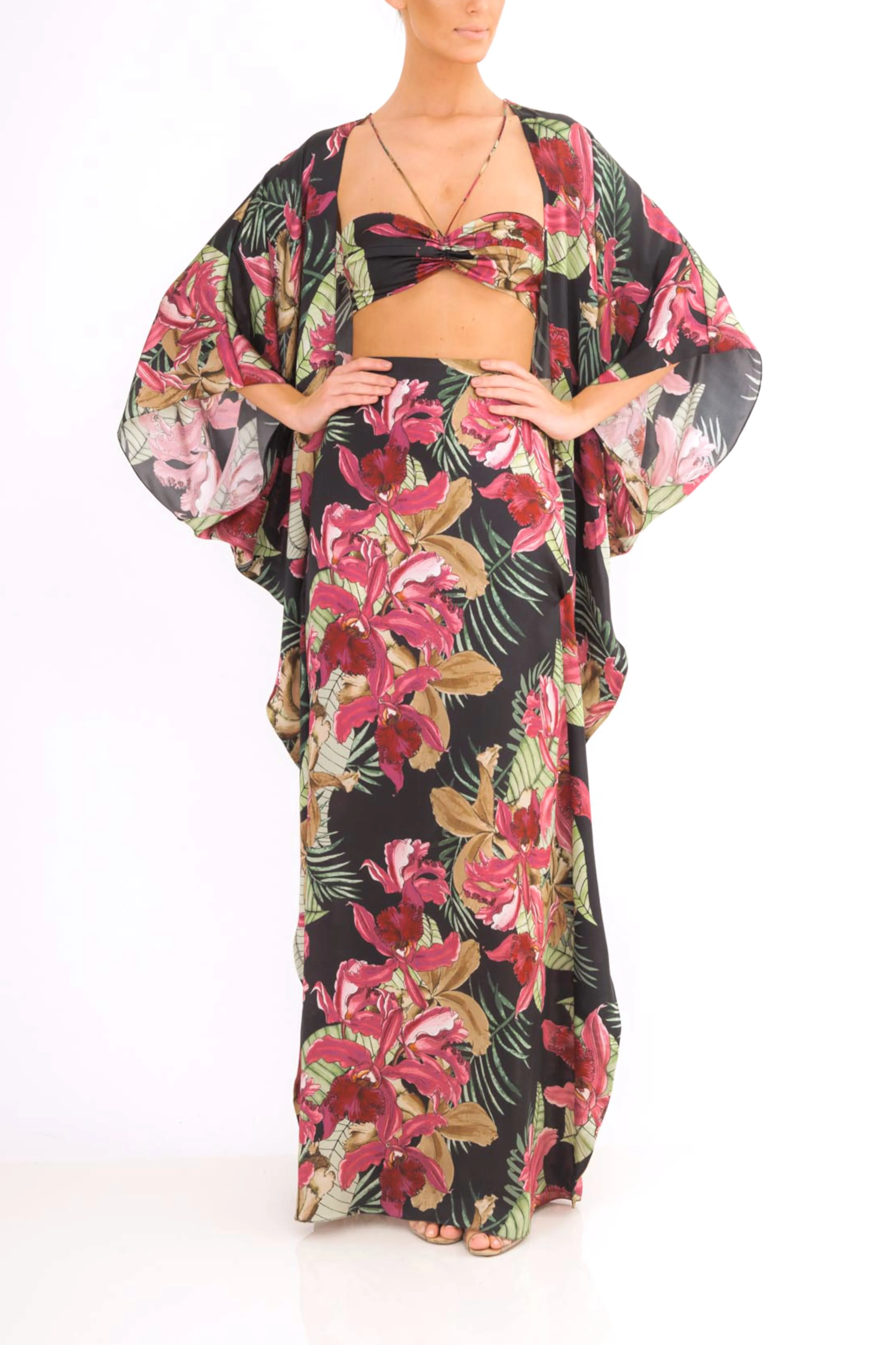 Thailand Print Long Kaftan