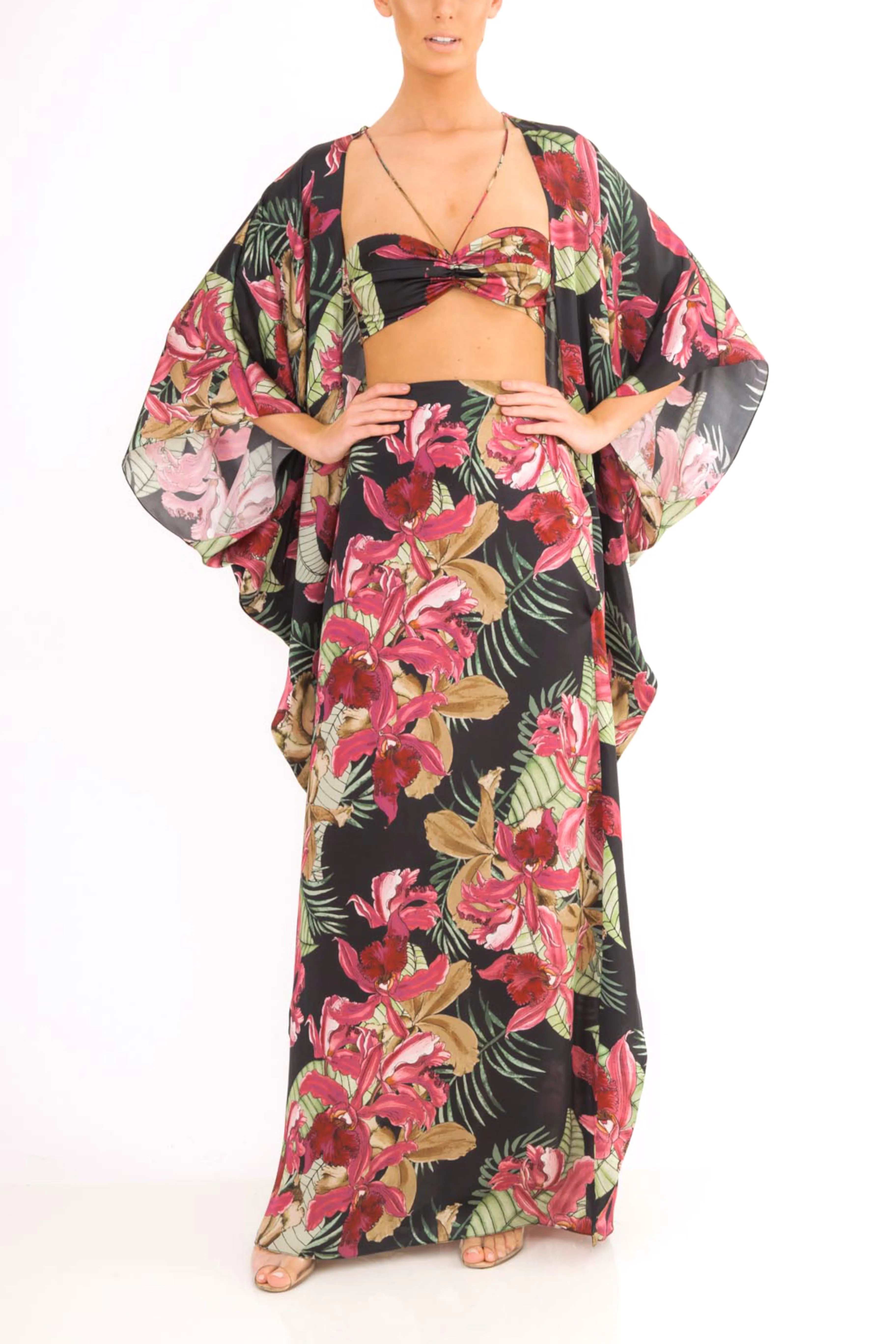 Thailand Print Long Kaftan