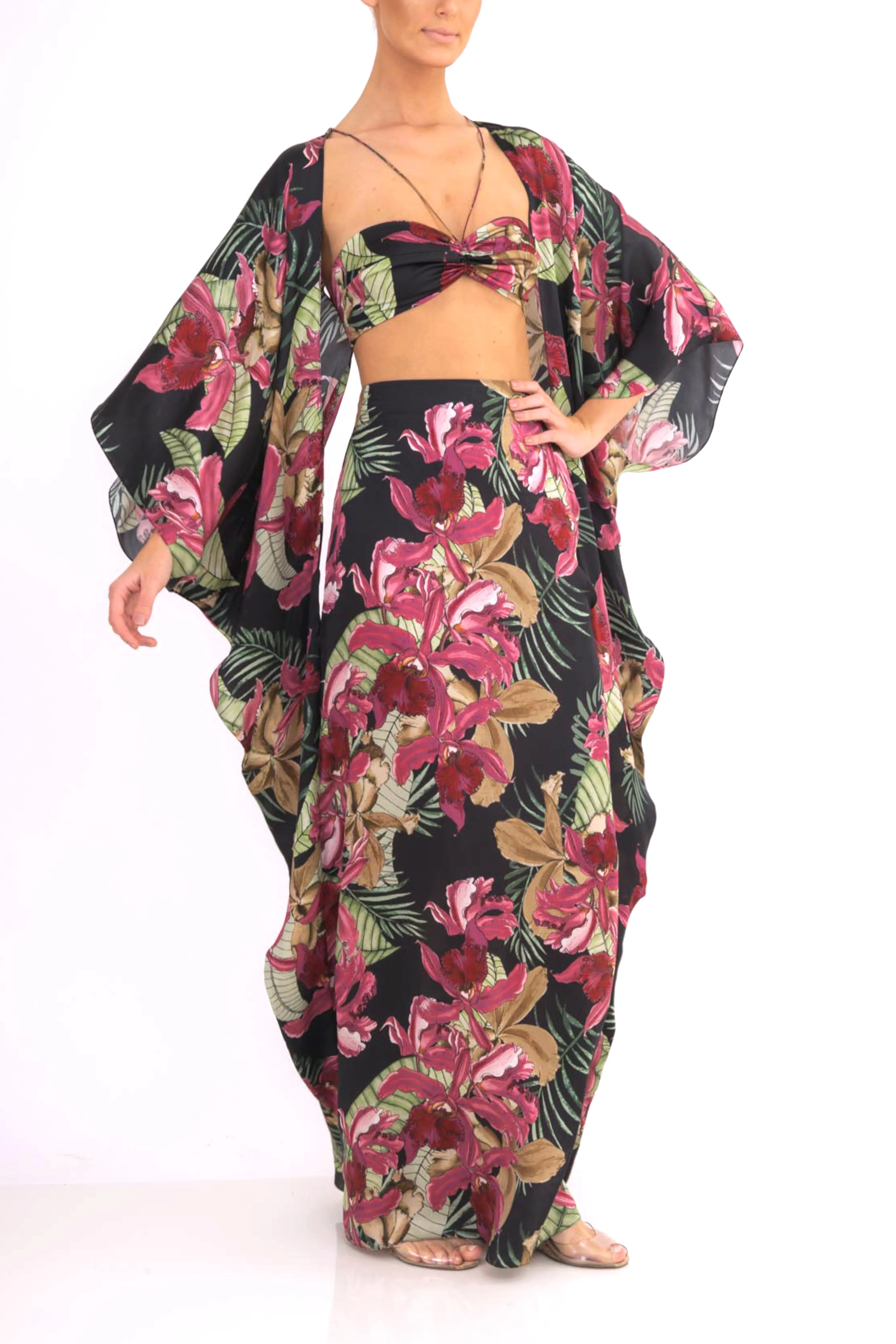 Thailand Print Long Kaftan